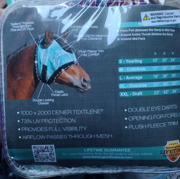 Horse Fly Mask - Picture 2 of 2